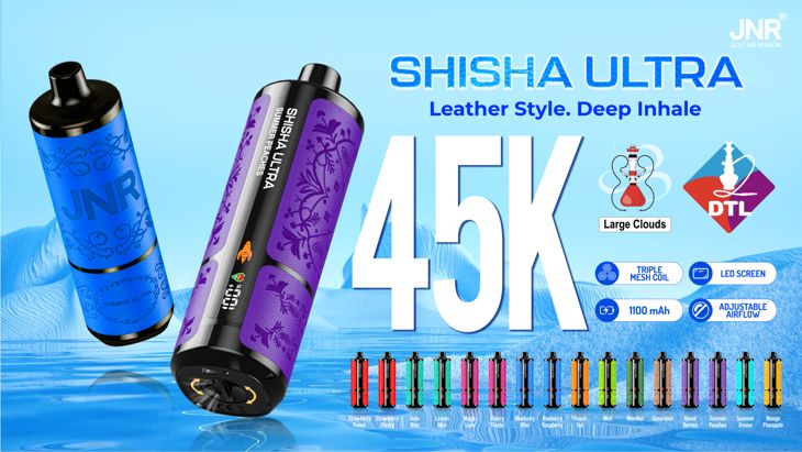 Jnr Shisha Ultra 45k Refillable Disposable Vape best