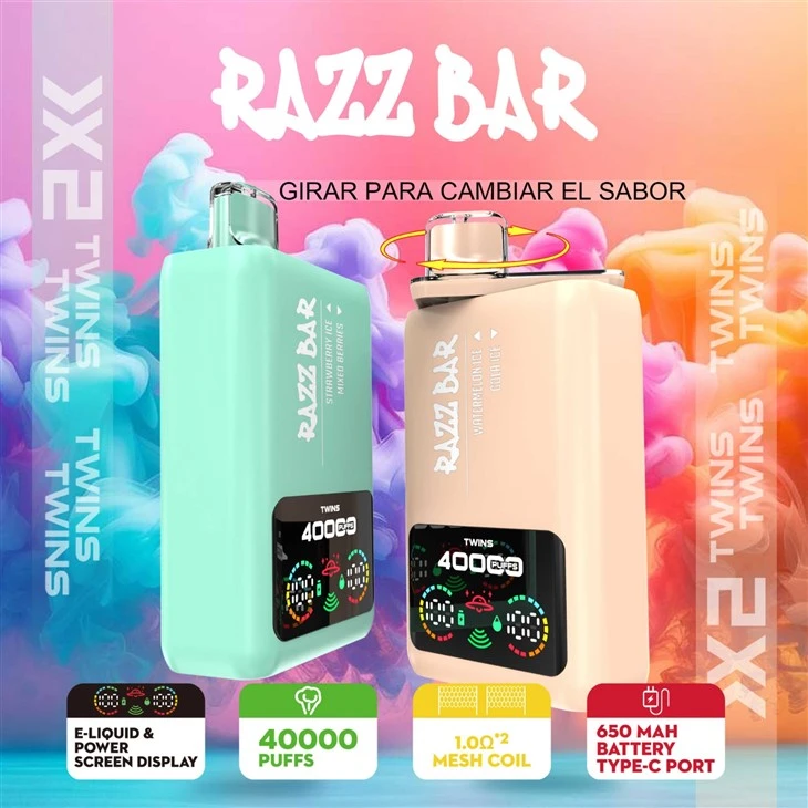 Razz Bar 40000puffs Twins Vape factory